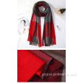 Wool Soft Scarves with Tassel high quality cheap soft scarves with tassel Supplier